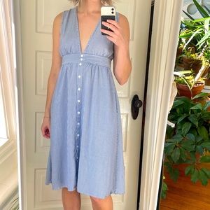 Kimchi blue striped midi dress